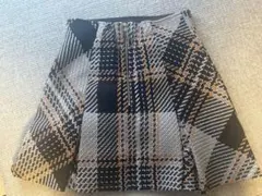 【美品】値下げ SNIDEL ロービングチェックスカート グレー size0
