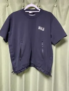 Nike×sacai 黒 Tシャツ Mサイズ ジッパーポケット付き
