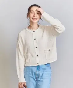 BEAUTY&YOUTH UNITED ARROWS ツイードニットカーディガン