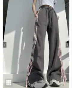 GRL サイドラインリボントラックパンツ[ac2446]