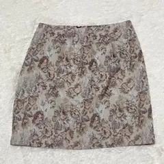 PROPORTION プロポーション 花柄ミニ丈スカート【D1-54】