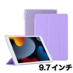 iPadケース　手帳型カバー　紫　9.7インチ　第5世代　第6世代　air1/2のサムネイル