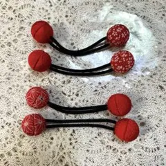 【新品未使用】和風ヘア髪ゴム　ヘアアクセサリー　4個