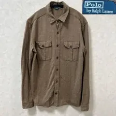90s Polo by Ralph Lauren ヘリンボーン シャツ M
