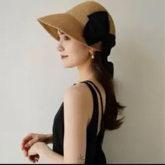 最終値下げ　完売商品❗️CA4LA カシラ　ELENA2 麦わら帽子　ベージュ 最終値下げ 完売商品❗️CA4LA カシラ ELENA2 麦わら帽子