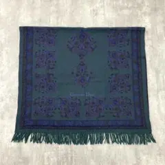 Christian Dior 디올 대형 무릎걸이 꽃무늬 울100%