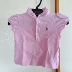 ラルフローレン　18m 85cm ピンク フリル袖 ポロシャツ