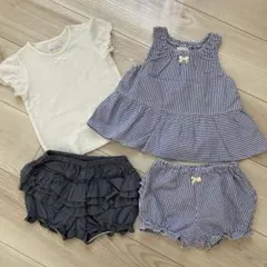 ストライプフリル付き4点セットのサムネイル