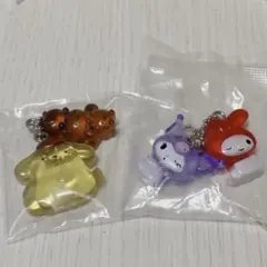 サンリオ　なかよしドロップチャーム　ポムポムプリン　クロミ　マイメロディ
