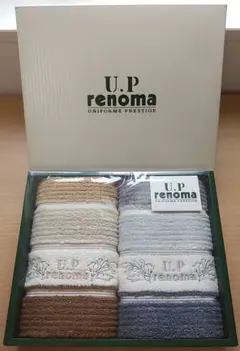 《新品未使用》U.P.renoma　ウォッシュタオル　2枚セット