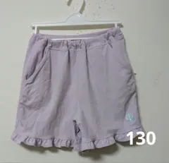 petit main プティマイン　パープル ショートパンツ　130