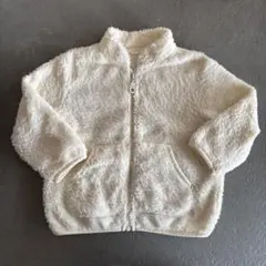 UNIQLO フリースジャケット 80cm アイボリー