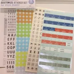 トラベラーズノート　カスタマイズシール