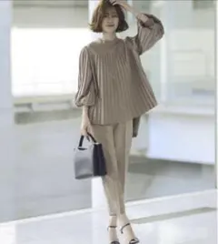 RUIRUE BOUTIQUE プリーツセットアップ S