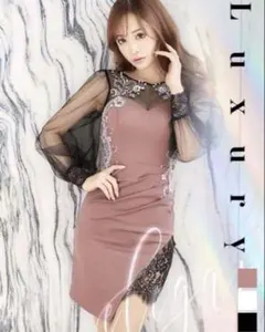 Jewels♡ アメスリシアービジューティアードフレアワンピース キャバ