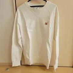 Maison Kitsuné フォックスパッチ スウェット ホワイト Mのサムネイル