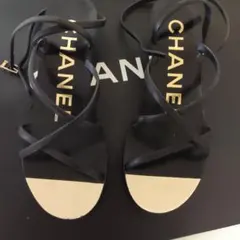 CHANEL ストラップサンダル ブラック 36のサムネイル
