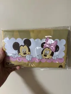 ミッキー＆ミニートートバッグ　ワールドファミリー非売品エコバッグ　ディズニー