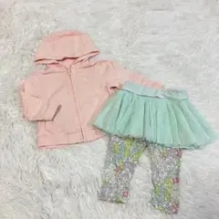 【2点セット】ラルフローレン　ピンク　パーカー　70 女の子　ベビー　GAP