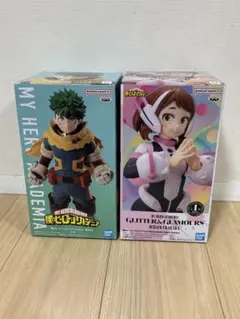 僕のヒーローアカデミア 緑谷出久 お茶子 フィギュアセット