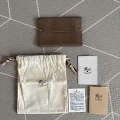 IL BISONTE　ティッシュケース　グレー