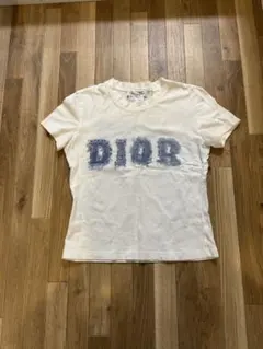 人気シリーズ★Christian Dior ディオール デニム ロゴ Tシャツ
