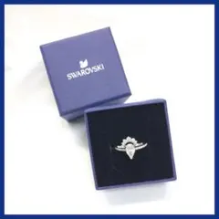極美品✨　SWAROVSKI リング 指輪　2本セット　シルバー　サイズ52