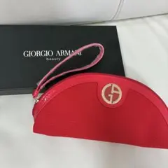 GIORGIO ARMANI ポーチ レッド ストラップ付のサムネイル