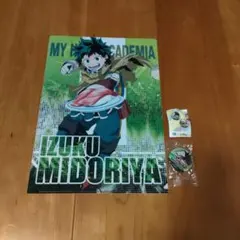 くら寿司　僕のヒーローアカデミア　ヒロアカ　クリアファイル　缶バッジ　緑谷