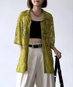 【最終価格】PAGE BOY レースカイキンシャツ　ページボーイ