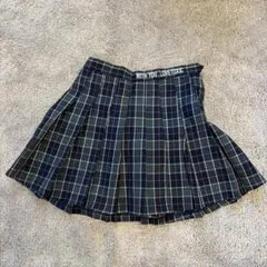 LOVE TOXIC ネイビー系チェックプリーツスカートのサムネイル