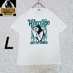 『人気デザイン』　ヒステリックグラマー Tシャツ　ヒスガール　ホワイト　【L】