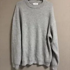remer リブニット クルーネック グレーのサムネイル