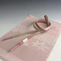 新品未使用品‼️金箔糸使用帯締め&友禅帯揚げ　2点セット　E