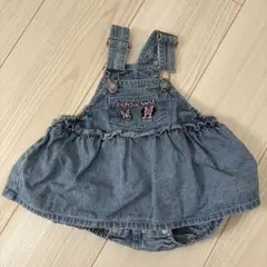 バースデイ　futafuta デニムサロペットディズニー