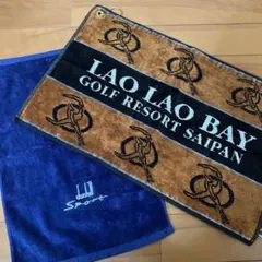 dunhill Sport LAO LAO BAY ゴルフタオル　フック付き