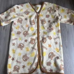 キッズ スリーパー くま ひよこ柄