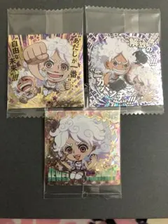 ワンピース 大海賊シールウエハース LOG.13 3枚 シークレット パラレル