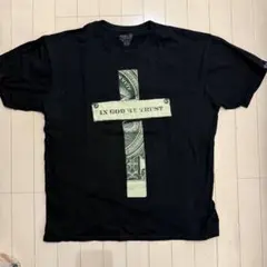 Y2K 十字架　半袖Tシャツ　XL 1ドルクロス