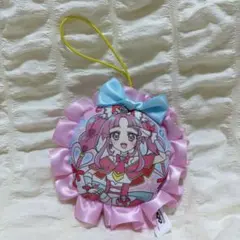 名探偵プリキュア ロゼット風缶バッジ風キーホルダー アミューズメント