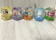 クレヨンしんちゃん ぷかぷかオイルキーホルダー 5個セット