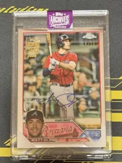 マット・オルソン サイン入りカード 2022年