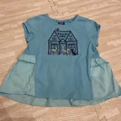 100 ANNASUI mini★刺繍半袖Tシャツ エメラルド　緑のサムネイル