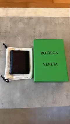 Bottega Veneta イントレチャート ピッコロ フラップカードケース