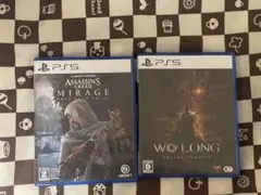 PS5アサシンクリードミラージュとWo Long: Fallen Dynasty