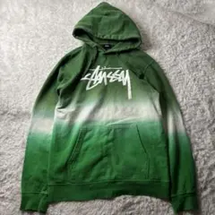 Vintage Stussy Gradient Logo Hoodie Mのサムネイル