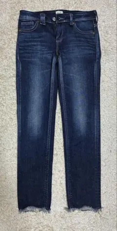 SOMETHING ダークブルー スキニージーンズ