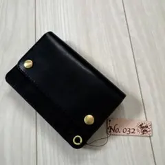 No.035 3層ミドルトラッカーウォレット 栃木レザー×茶芯オールド
