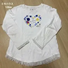 ミキハウス　長袖Tシャツ　リーナちゃん　長袖カットソー