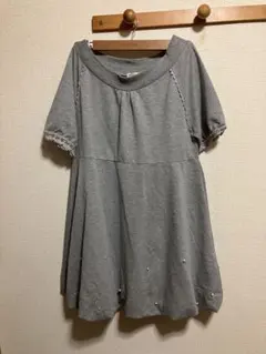 axes femmeアクシーズファム ワンピース チュニック レース サイズM